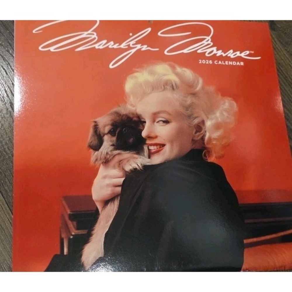 Marilyn Monroe 2026 Wall Calendar, 12" x 12", 16-Month Glamour Calendar